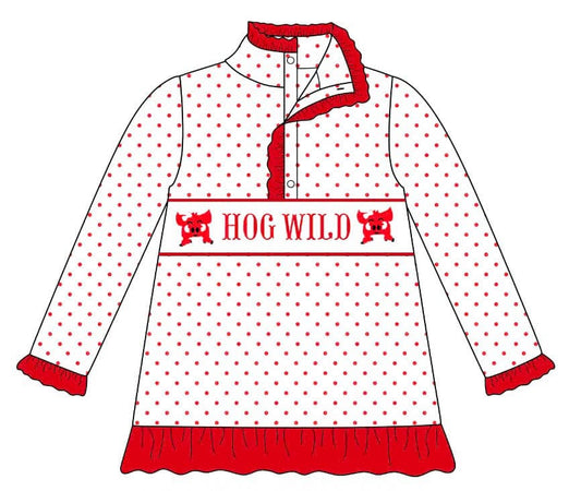 *PRE ORDER* Ruffle Hog Wild Pullover