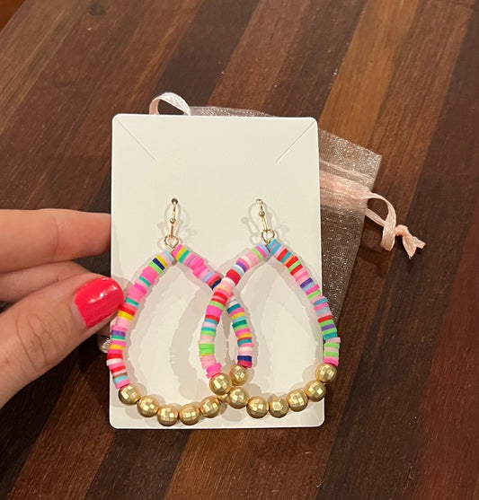 Color pop earrings