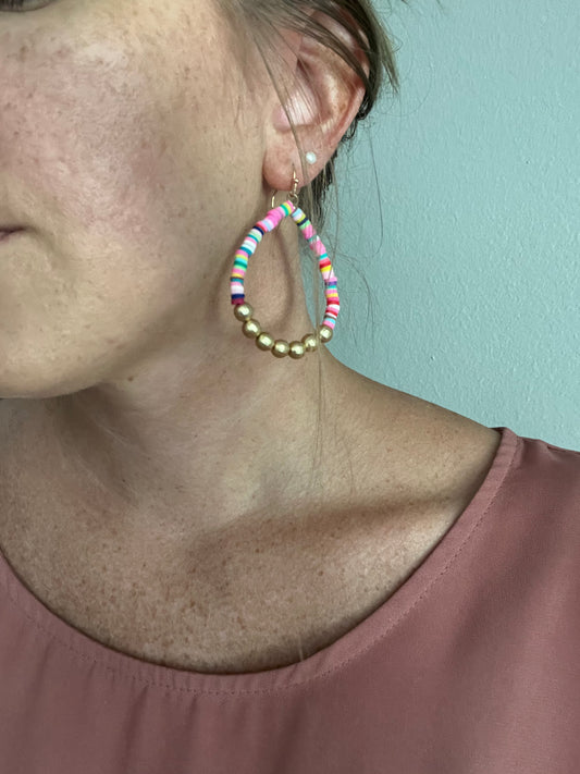 Color pop earrings